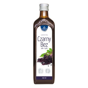 SambuVital, sok z owoców czarnego bzu 100%, 490 ml