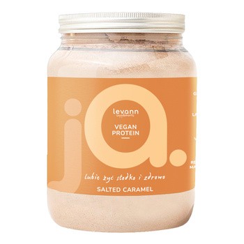 Levann "jA" Vegan Protein Salted Caramel, proszek, 500 g