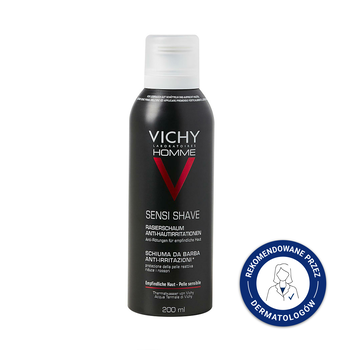 Vichy Homme, pianka do golenia, przeciw podrażnieniom, 200 ml