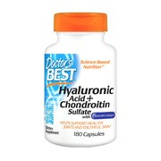 Doctor's Best Hyaluronic Acid + Chondroitin Sulfate with BioCell Collagen, kapsułki, 180 szt.