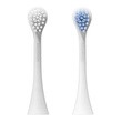 Curaprox Hydrosonic Sensitive Duo, główki szczoteczki sonicznej, biała i niebieska, 2 szt.