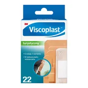 Viscoplast, Zestaw Turystyczny, plastry z opatrunkiem, 22 szt.