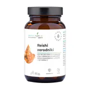 Aura Herbals Reishi zarodniki 800 mg + Witamina C, kapsułki, 60 szt.