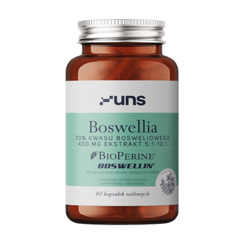 Uns Boswellia + Bioperine, kapsułki, 60 szt.
