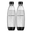 SodaStream Fuse, butelka 1L czarna, 2 szt.