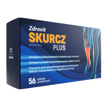 Zdrovit Skurcz Plus, tabletki powlekane, 56 szt.