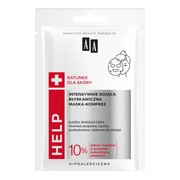 AA Help Cera Atopowa, intensywnie kojąca błyskawiczna maska-kompres na tkaninie, 18 ml