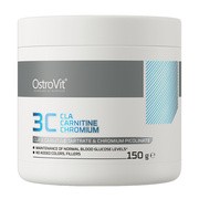 OstroVit 3C CLA Carnitine Chromium, proszek, smak kiwi, 150 g