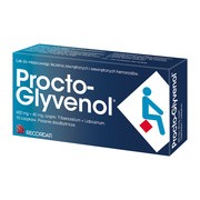 Procto-Glyvenol, 400 mg + 40 mg, czopki doodbytnicze, 10 szt.