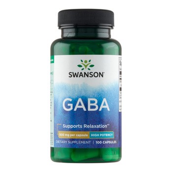 GABA, kapsułki, 100 szt.