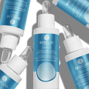 BasicLab Esteticus Dermocosmetics, nawilżające serum poprawiające napięcie, 30 ml