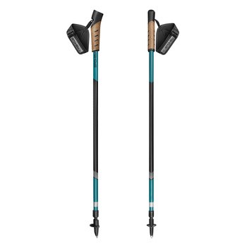 Spokey Peak Nordic Walking, Teleskopowe kije, niebieski, 2 szt.