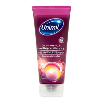 Unimil Intensywne Doznania, żel do masażu i nawilżający żel intymny, 200 ml