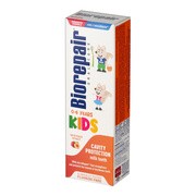 BioRepair Kids, pasta do zębów dla dzieci w wieku 0-6 lat, brzoskwinia, 50 ml