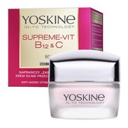 Yoskine Supreme-Vit B12 & C, krem naprawczy 60+ na noc, 50 ml