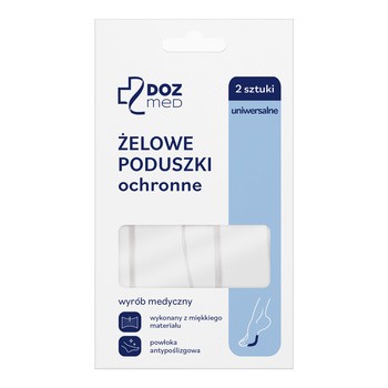 DOZ Med, żelowe poduszki ochronne, uniwersalne, 2 szt.
