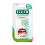 Gum Soft-Picks Original, szczoteczka międzyzębowa, średnia, 50 szt.