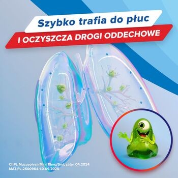 Zestaw 3x Mucosolvan Mini, 15 mg/5 ml, syrop, 100 ml