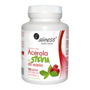 Acerola ze stevią, tabletki do ssania, 120 szt.