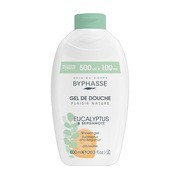Byphasse Plaisir Nature, żel pod prysznic, eukaliptus i bergamotka, 600 ml