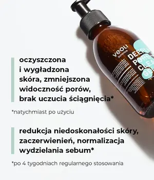 Veoli Botanica Deeply Pore, głęboko oczyszczający żel do mycia twarzy, 200 ml