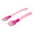 Canpol Babies, magiczne łyżeczki zmieniające kolor, różowy, 2 szt.