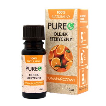 Pureo, naturalny olejek eteryczny, pomarańczowy, 10 ml