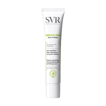 SVR Sebiaclear Mat + Pores, krem matujący regulujący wydzielanie sebum, 40 ml