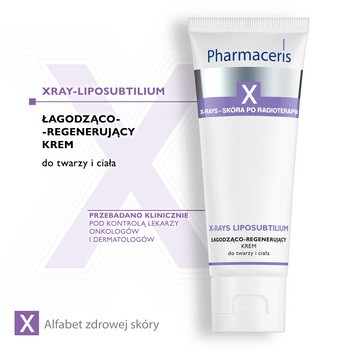 Pharmaceris X Xray-Liposubtilium, łagodząco-regenerujący krem, do twarzy i ciała, 75 ml