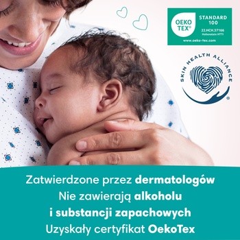 Pampers Sensitive, chusteczki nawilżane, 4 x 52 szt.