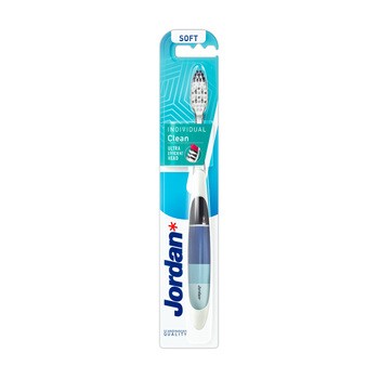 Jordan, Individual Clean, szczoteczka do zębów, miękka, 1 szt.