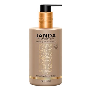 Janda Premium SPA Satynowy Dotyk, aksamitny krem do rąk, 300 ml