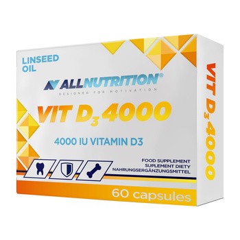Allnutrition Vit D3 4000, kapsułki, 60 szt.