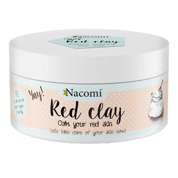 Nacomi, czerwona glinka, maska rozjaśniająca, 100 ml