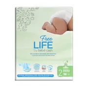 Free Life Mini 2, pieluchy (3-6 kg), 56 szt.