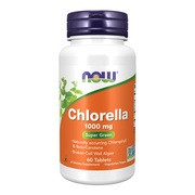 Now Foods, Chlorella, 1000 mg, tabl., 60 szt.