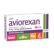 Aviorexan, 50 mg + 50 mg, tabletki powlekane, 10 szt.