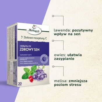 Herbatka Zdrowy Sen, fix, 1,5 g, saszetki, 20 szt. (Herbapol Kraków)