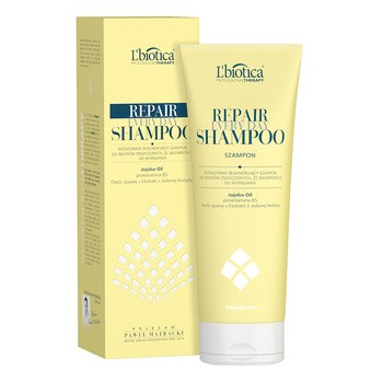 L`Biotica Professional Therapy Repair, odżywczo-witalizujący szampon do włosów zniszczonych, 250 ml