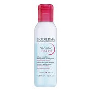 Bioderma Sensibio H2O Eye, dwufazowa woda micelarna do demakijażu oczu i ust, 125 ml