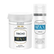 Zestaw WAX, Laboratorium Pilomax, szampon łagodzący podrażnienia hipoalergiczny, 200 ml + maska przyspieszająca wzrost włosów i porost nowych, 240 ml