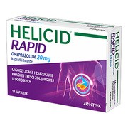 Helicid Rapid, 20 mg, kapsułek twardych, 14 szt.