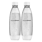 SodaStream Fuse, butelka 1L biała, 2 szt.