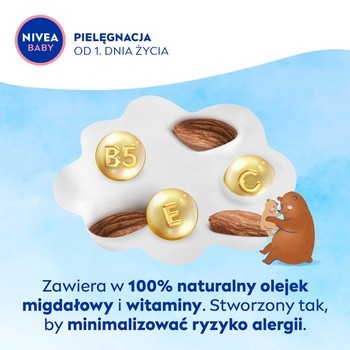 Nivea Baby, krem pielęgnacyjny do twarzy i ciała, 200 ml