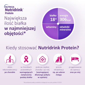 Nutridrink Protein, smak neutralny, płyn, 4 x 125 ml
