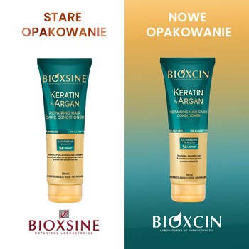 Bioxcin Keratin & Argan, odżywka regenerująco – odbudowująca, 250 ml