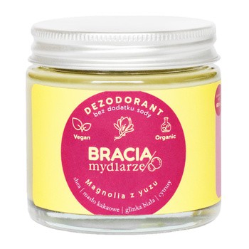 Bracia Mydlarze Magnolia z yuzu, dezodorant w kremie, 60 ml