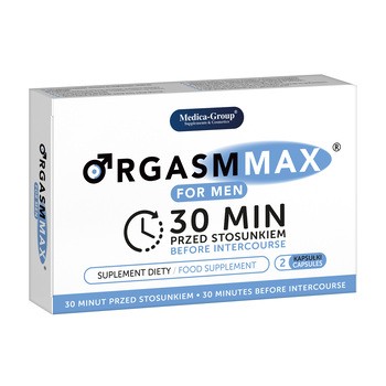 Orgasmmax for men, 2 kapsułki