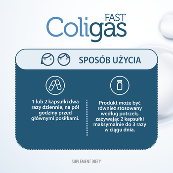 Coligas Fast, kapsułki, 30 szt.