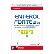 Enterol Forte, 500 mg, proszek do sporządzania zawiesiny doustnej, 14 sasz.